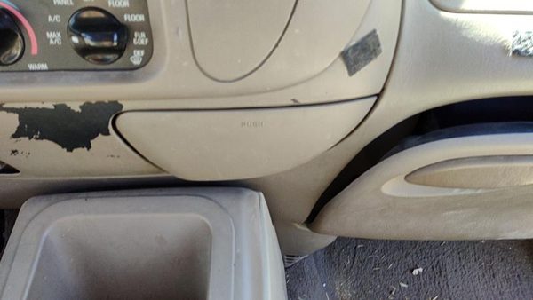 1997-2002 Ford Expedition Slide Out Dash Mounted Cup Holder Assembly Oem Tan Fh — photo 3