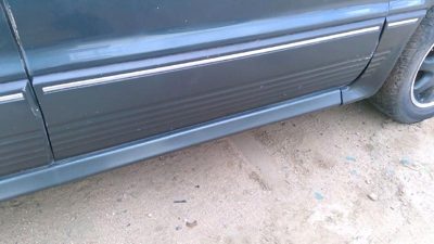 89-92 Mitsubishi Galant Vr-4 Passenger Right Front Moulding From Door Trim Green