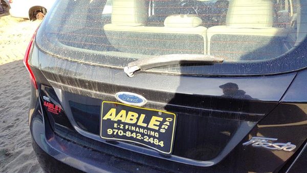 11-13 Ford Fiesta License Plate Trim Surround Panel Oem Tail Trunk Finish — photo 2