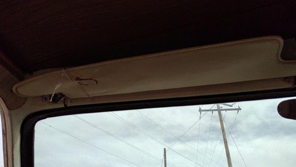 1974 Dodge Van B200 Driver Left Sun Visor Oem — photo 2