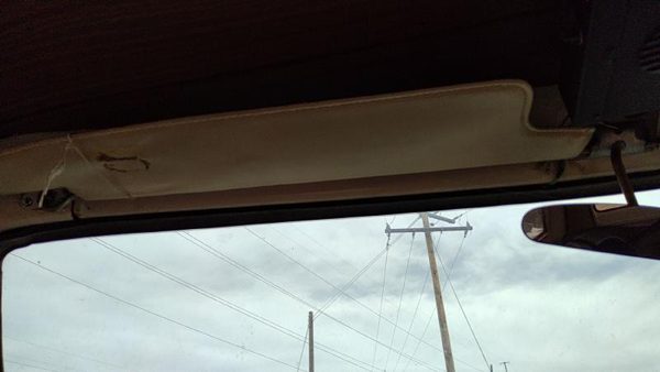 1974 Dodge Van B200 Driver Left Sun Visor Oem — photo 1