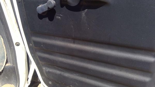 1992-1996 Ford Van E150 Passenger Right Front Inside Door Trim Panel Only Gray — photo 10