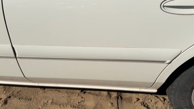 00-02 Century Driver Left Rear Moulding From Door Oem Back Trim Strip White