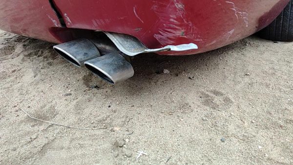 2001 Cadillac Eldorado Passenger Right Rear Muffler With Exhaust Tip Oem — photo 2