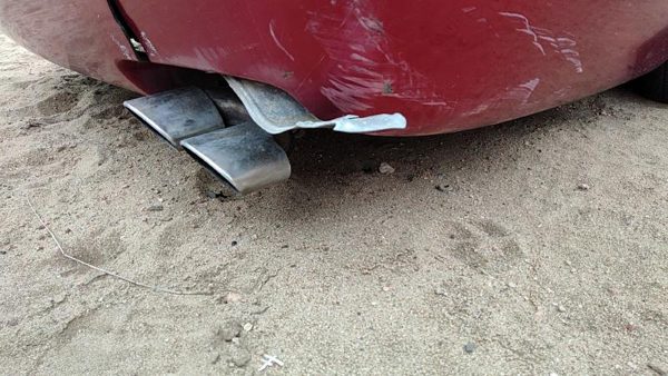 2001 Cadillac Eldorado Passenger Right Rear Muffler With Exhaust Tip Oem — photo 3