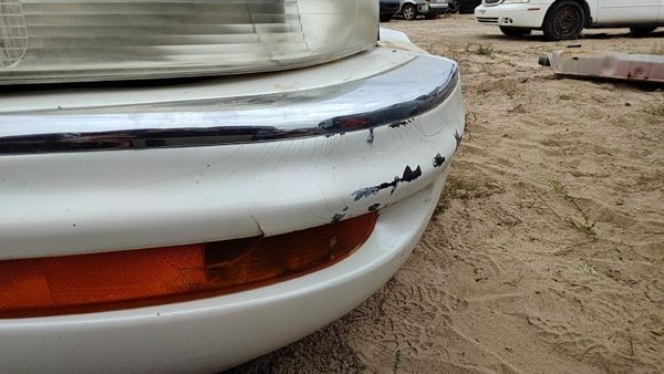 1997-05 Buick Park Ave Front Bumper Cover Assembly Oem White 78u Crack 25651624 — photo 5
