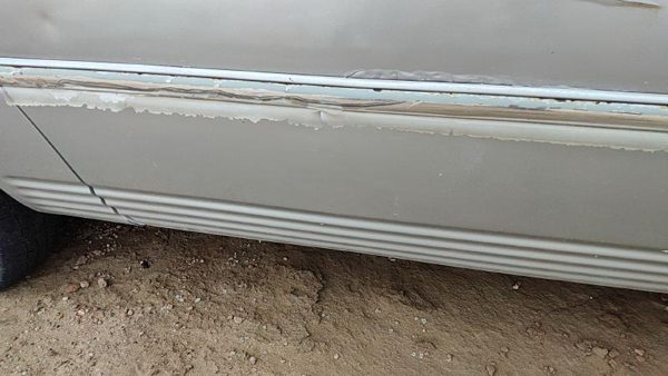00 Town & Country Passenger Right Rear Moulding From Door Back Trim Strip Silver — photo 5