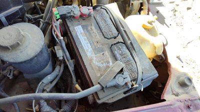 95-97 Nissan Hardbody Complete Battery Box Mount Tray With Hold Down Oem 2.4L