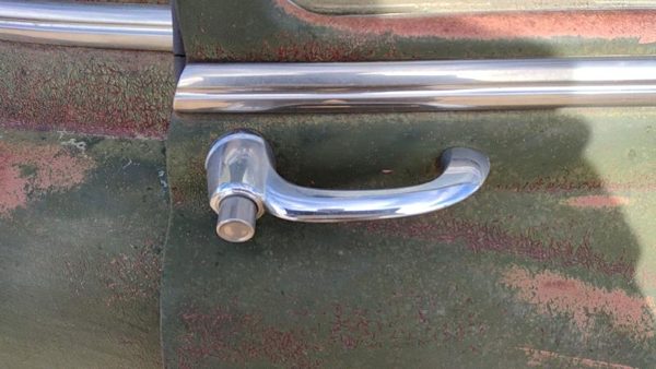 53-54 Chevy Bel Air 150 Sedan Passenger Right Rear Outside Door Handle Oem Back — photo 2