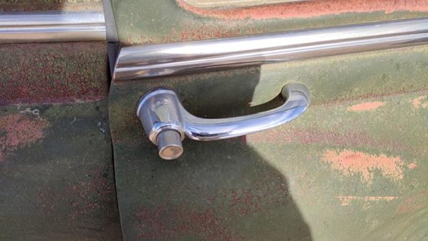 53-54 Chevy Bel Air 150 Sedan Passenger Right Rear Outside Door Handle Oem Back — photo 3