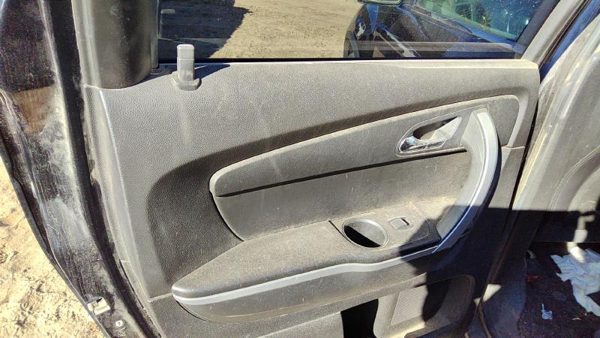 2009-2010 Gmc Acadia Driver Left Rear Door Trim Panel With Switches Back Black — photo 5