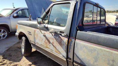 1989 Ford F150 Front Door LH Silver