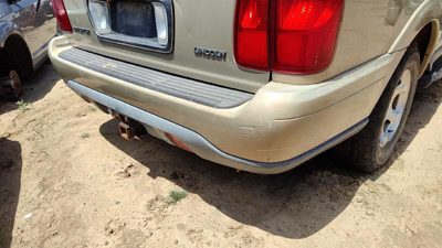98 99 Lincoln Navigator Rear Bumper Cover Assembly Oem Back Gold Bi F85z17k835ab