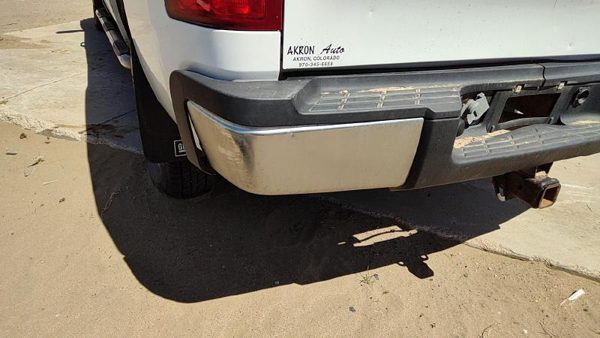 2008 Chevy Silverado 2500 Rear Bumper Assembly Dents — photo 2