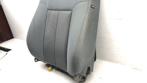 2011-2016 Ford F250 Driver Left Front Seat Back Cloth Gray Oem Crew Cab — photo 4