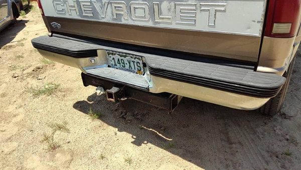 1988-2000 Silverado 2500 Chrome Rear Bumper Assembly With Brackets Oem 999863 — photo 1