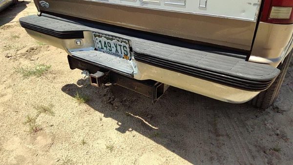 1988-2000 Silverado 2500 Chrome Rear Bumper Assembly With Brackets Oem 999863 — photo 2
