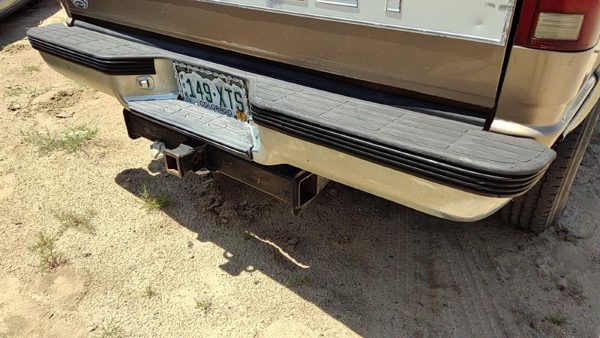 1988-2000 Silverado 2500 Chrome Rear Bumper Assembly With Brackets Oem 999863 — photo 3