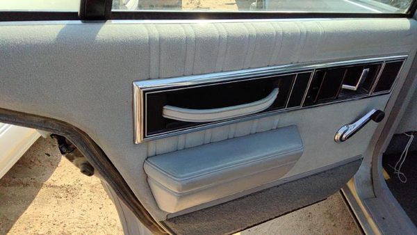 89-91 Olds 88 Driver Left Rear Door Trim Panel Back Gray — photo 3