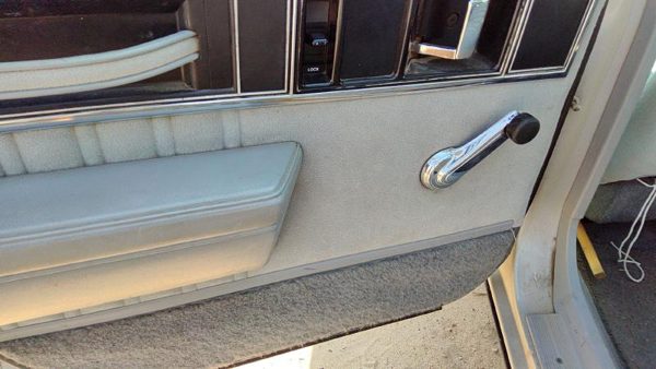 89-91 Olds 88 Driver Left Rear Door Trim Panel Back Gray — photo 6