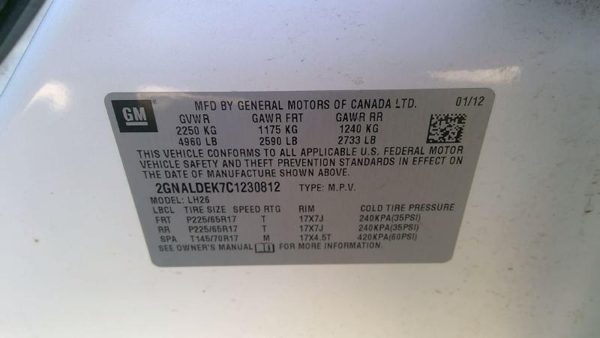 2012 Chevrolet Equinox — vehicle photo 6
