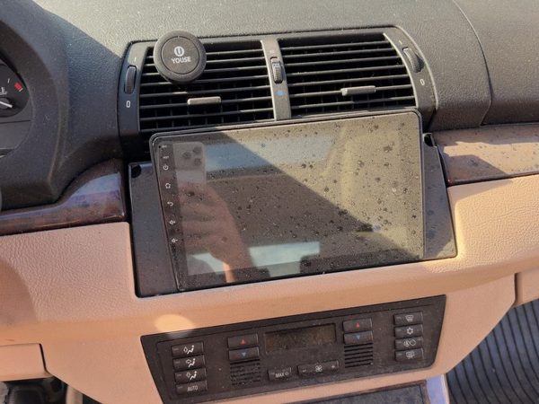 2000-2006 Bmw X5 Trim Bezel Around Radio Surround Dash Panel Oem E53 Beige Lchc — photo 2