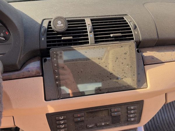 2000-2006 Bmw X5 Trim Bezel Around Radio Surround Dash Panel Oem E53 Beige Lchc — photo 3