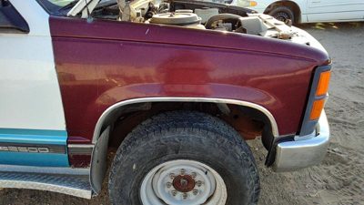 1988-2000 Gmc Sierra 2500 Passenger Right Front Fender Oem 15998378