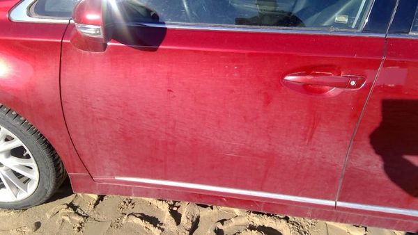 2010 Lexus HS250h Front Door Shell LH Red 3R1 — photo 4