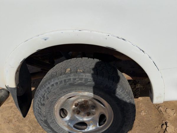 1997-2004 Ford F150 Passenger Right Rear Wheel Flare Moulding Oem Back White Yz — photo 5