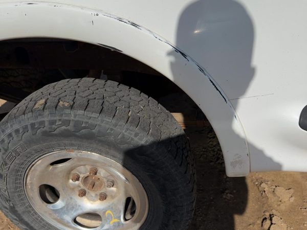 1997-2004 Ford F150 Passenger Right Rear Wheel Flare Moulding Oem Back White Yz — photo 7