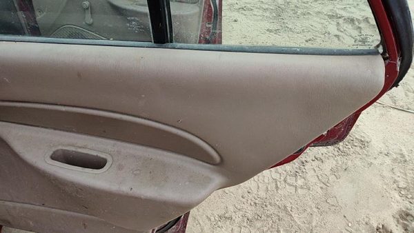 1997 Ford Escort Passenger Right Rear Door Trim Panel Manual Back Tan — photo 2