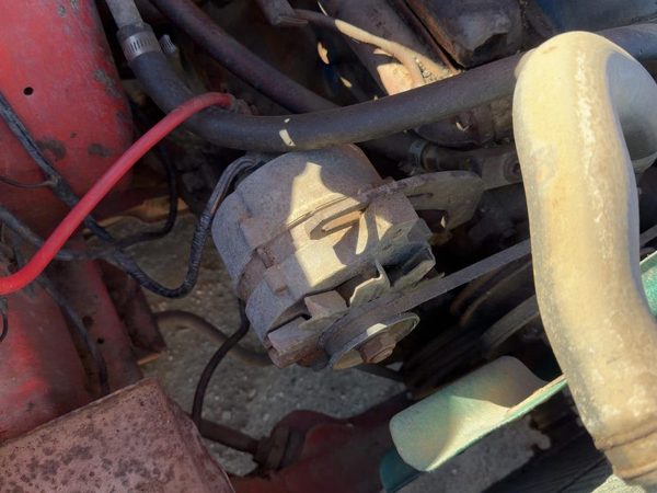 1970-1977 Ford Maverick Mount Bracket Set For Alternator Oem 3.3L — photo 4