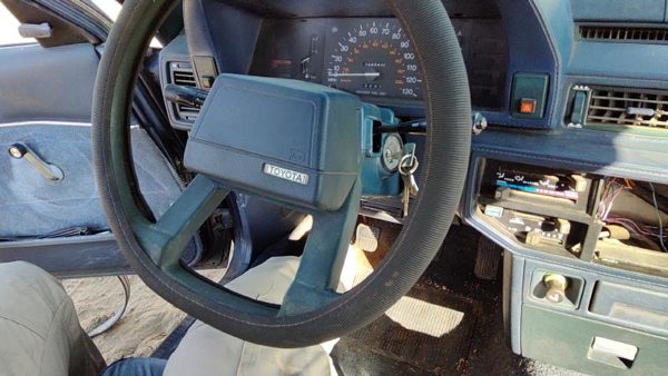 1984-1986 Toyota Camry Steering Wheel Oem Blue — photo 5