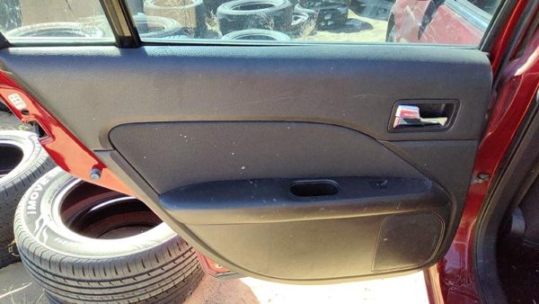 10-12 Ford Fusion Driver Left Rear Door Trim Panel With Switches Back Black Dw — photo 1
