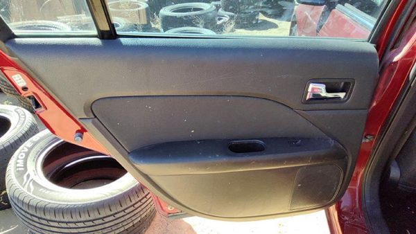 10-12 Ford Fusion Driver Left Rear Door Trim Panel With Switches Back Black Dw — photo 2
