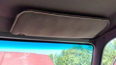 1987-1991 Ford F150 Passenger Right Sun Visor Oem Gray