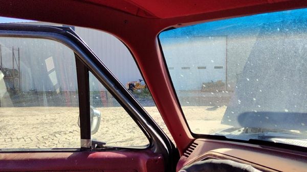 1987-1991 Ford F150 Driver Left A Pillar Trim Windshield Post Panel Oem Red — photo 2