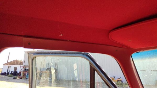 1987-1991 Ford F150 Driver Left A Pillar Trim Windshield Post Panel Oem Red — photo 1