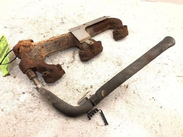 1996-1999 Chevy Silverado 1500 Driver Left Exhaust Manifol With Egr Tube 5.7L — photo 1