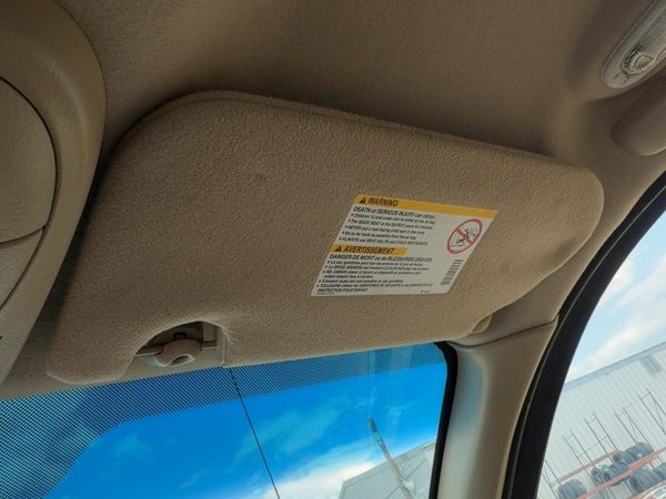 2004 Buick Rainier Passenger Right Sun Visor Oem Tan 332 15194825 — photo 1