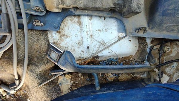 92-97 Ford F350 Driver Left Front Seat Belt Buckle Receiver Oem Blue — photo 3