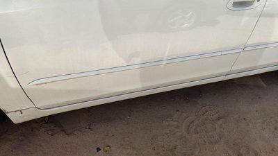 2003 Nissan Altima Driver Left Front Moulding From Door Oem Trim Strip White Qx3