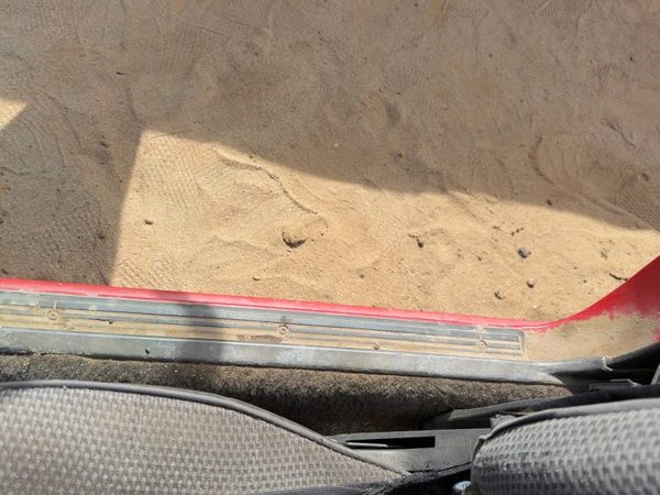 1987-1988 Toyota FX Passenger Right Lower Sill Step Moulding Trim Panel Gray — photo 7
