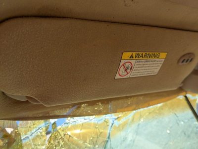 1998 Lincoln Navigator Sun Visor LH Tan Kx