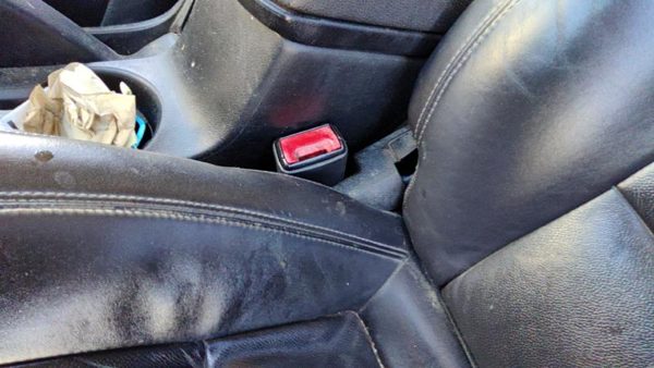 2011-2013 Chevy Cruze Driver Left Front Seat Belt Buckle Receiver Oem Black Afo — photo 2