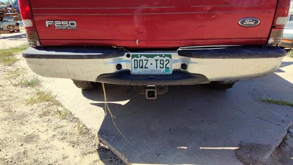 2003 Ford F250 Sd Pickup Rear Bumper Assembly Super Duty Maroon — photo 1