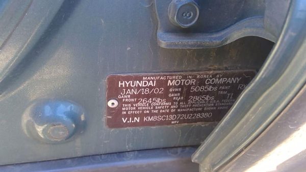2002 Hyundai Santa Fe — vehicle photo 4