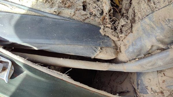 1953-1954 Chevy Bel Air 150 Sedan Passenger Right Side Seat Trim Panel Oem — photo 7