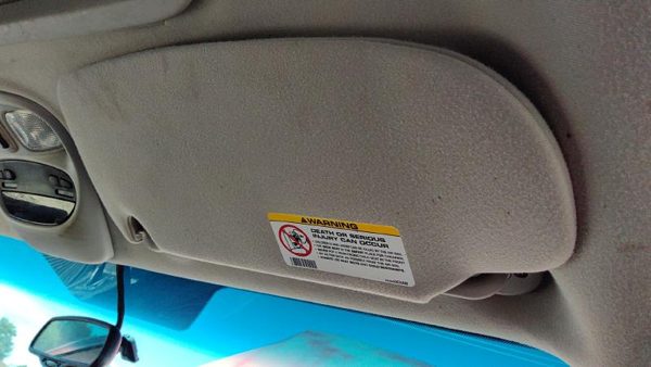 2004 2005 Dodge Ram 1500 Passenger Right Sun Visor Oem 0yy76tl2aa — photo 1